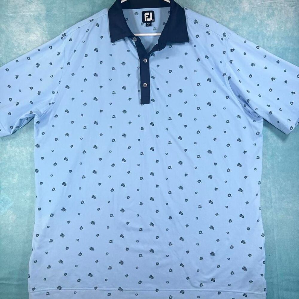 Footjoy Men's Blue Polo-shirts